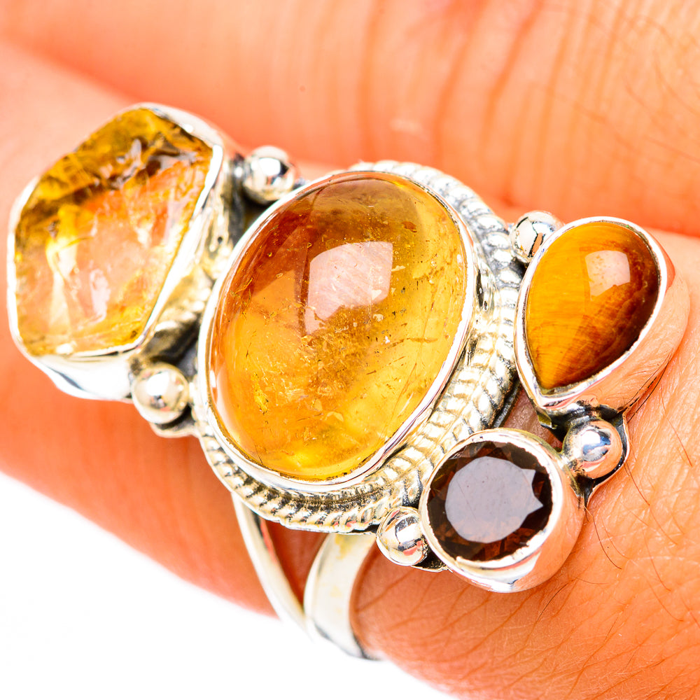 Citrine Rings handcrafted by Anasilvercos - RING118117