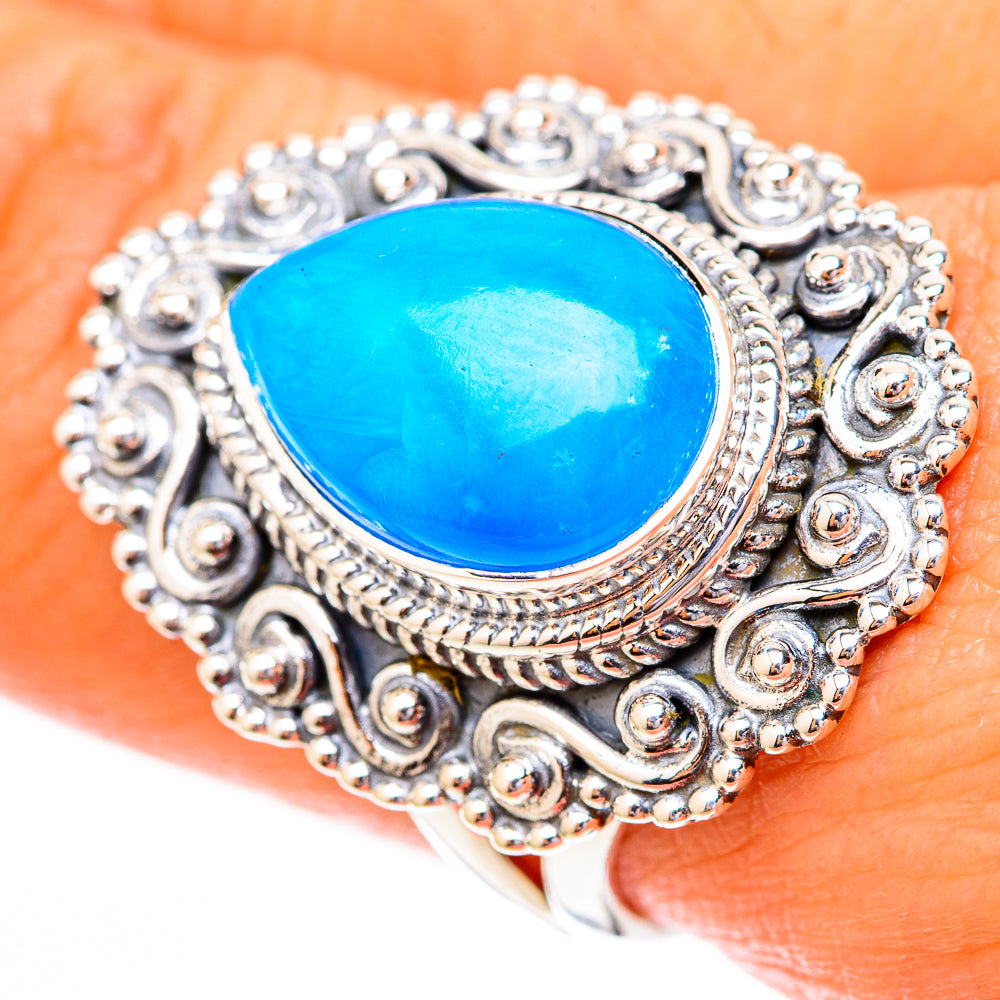 Smithsonite Rings handcrafted by Anasilvercos - RING118134