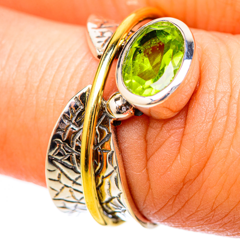 Peridot Rings handcrafted by Anasilvercos - RING118142