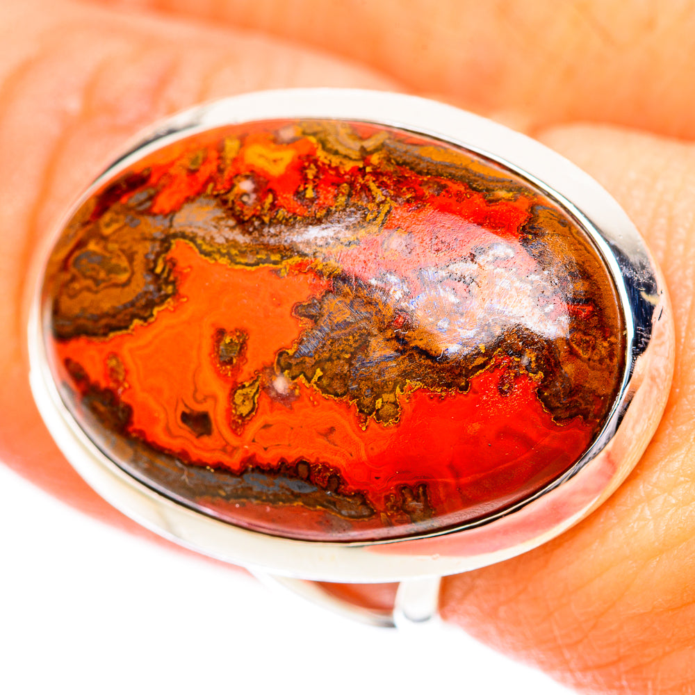 Moroccan Agate Rings handcrafted by Anasilvercos - RING118143