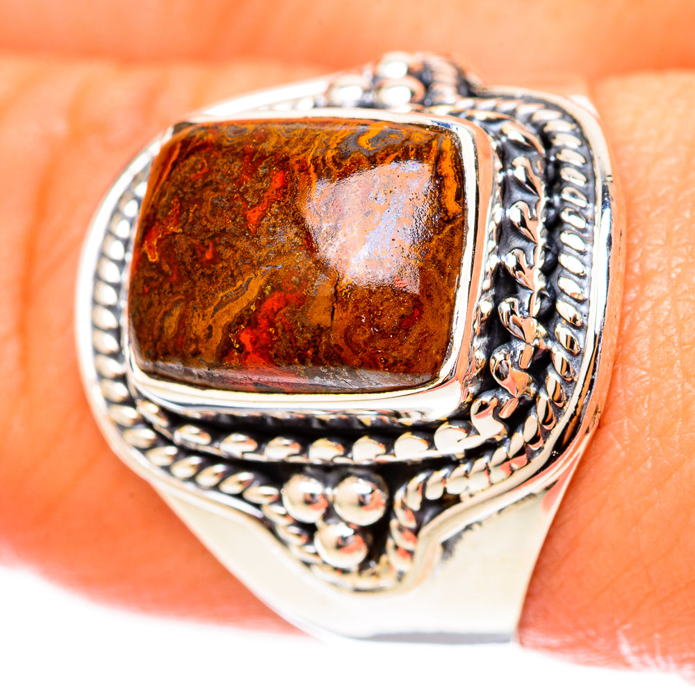 Moroccan Agate Rings handcrafted by Anasilvercos - RING118144