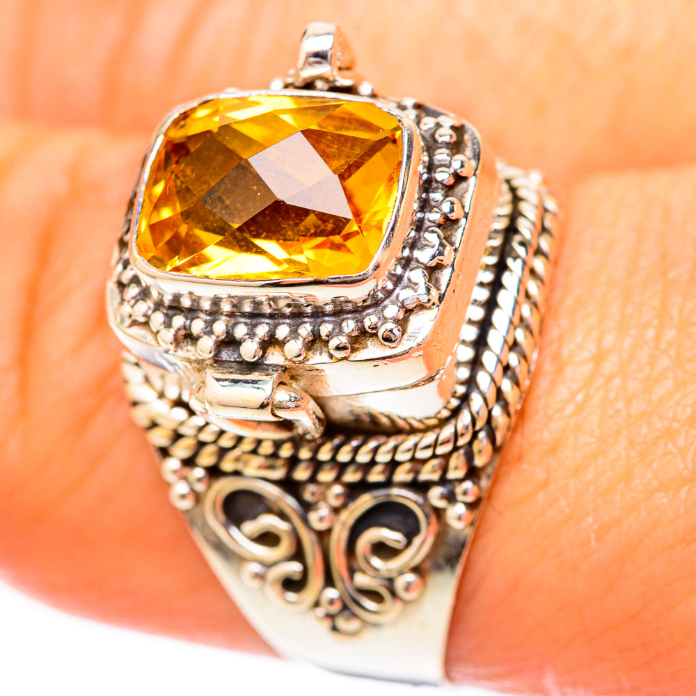 Citrine Rings handcrafted by Anasilvercos - RING118146