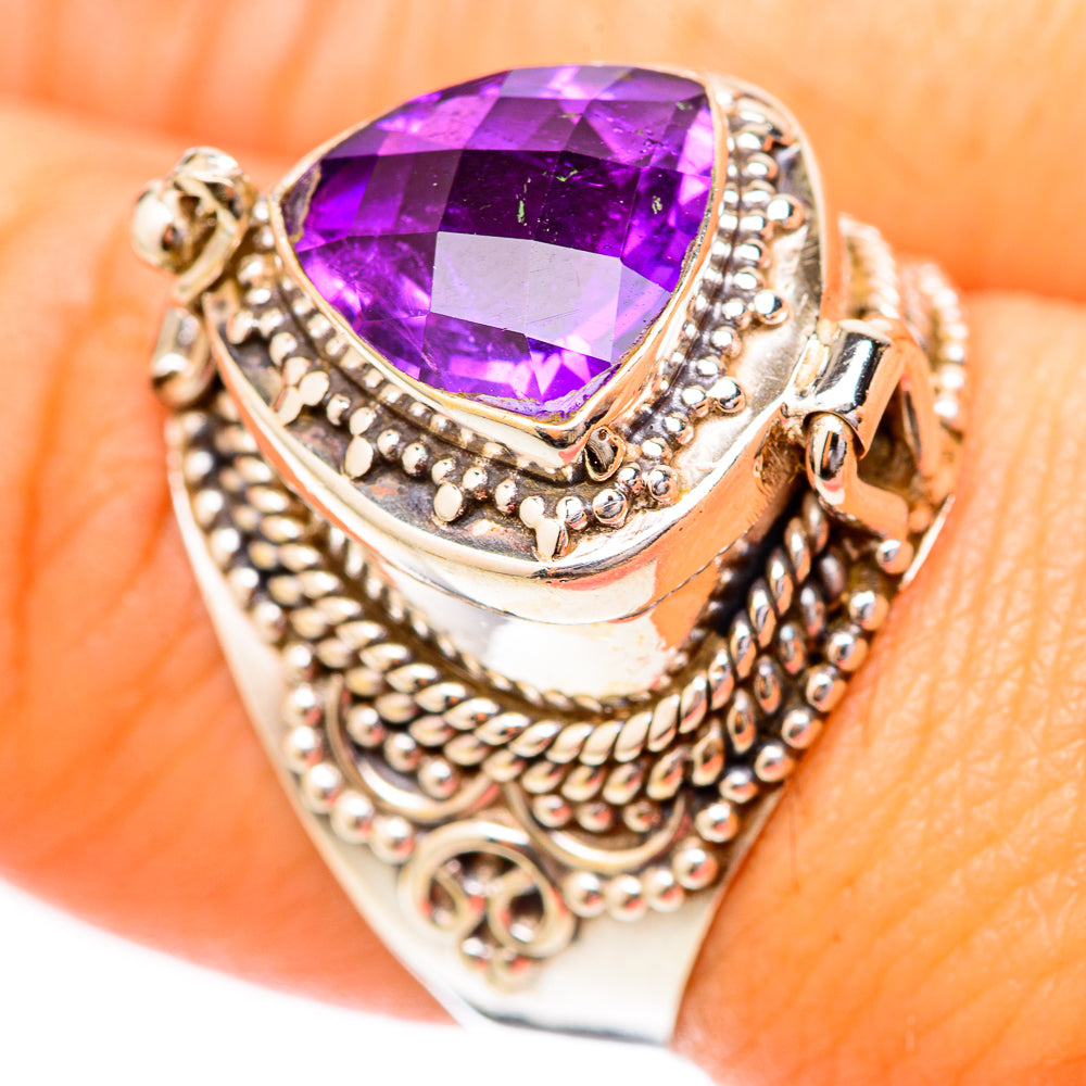 Amethyst Rings handcrafted by Anasilvercos - RING118152