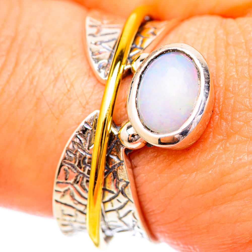 Ethiopian Opal Rings handcrafted by Anasilvercos - RING118158