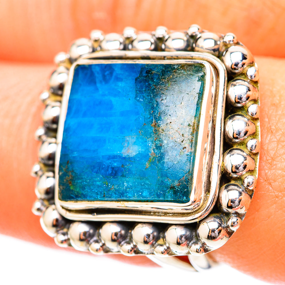 Chrysocolla Rings handcrafted by Anasilvercos - RING118164
