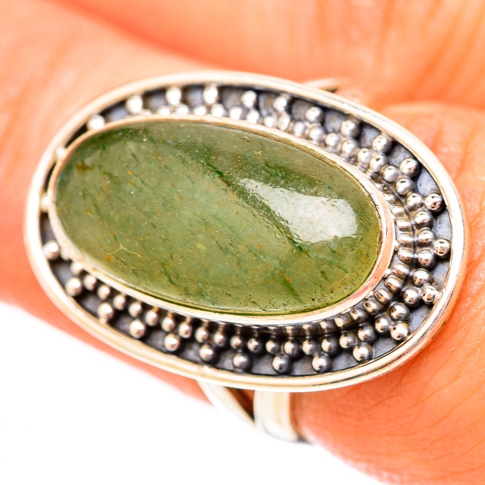 Prehnite Rings handcrafted by Anasilvercos - RING118169