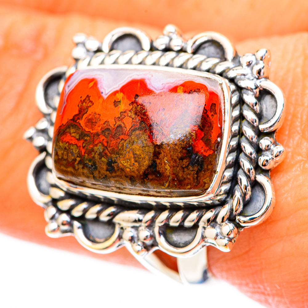 Moroccan Agate Rings handcrafted by Anasilvercos - RING118172
