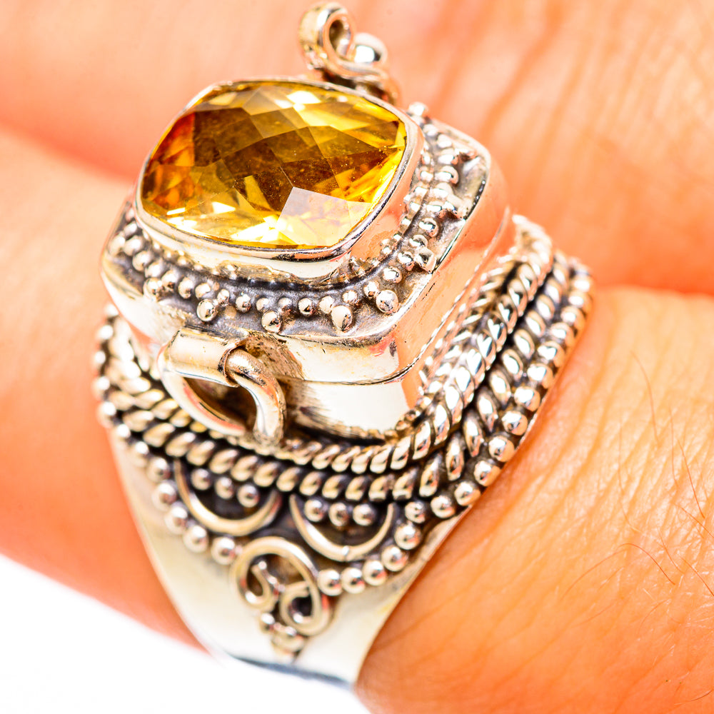 Citrine Rings handcrafted by Anasilvercos - RING118173
