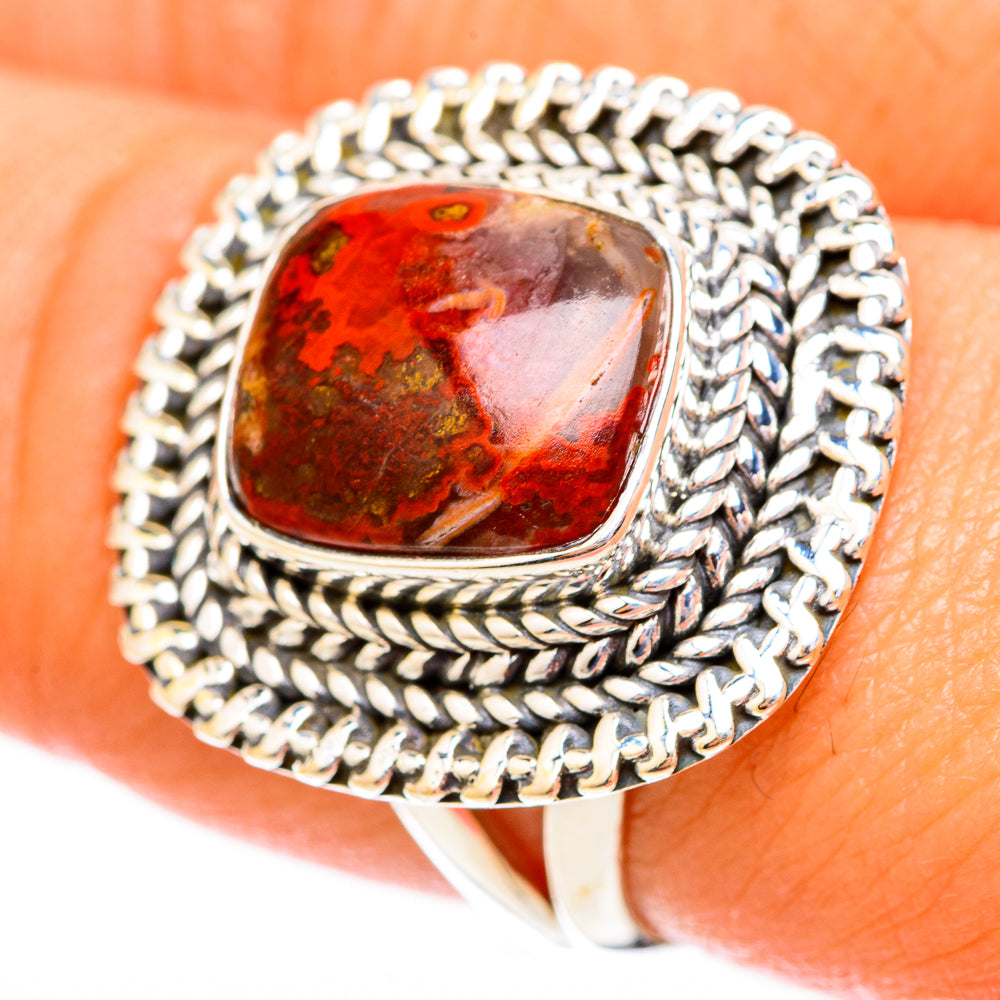 Moroccan Agate Rings handcrafted by Anasilvercos - RING118190