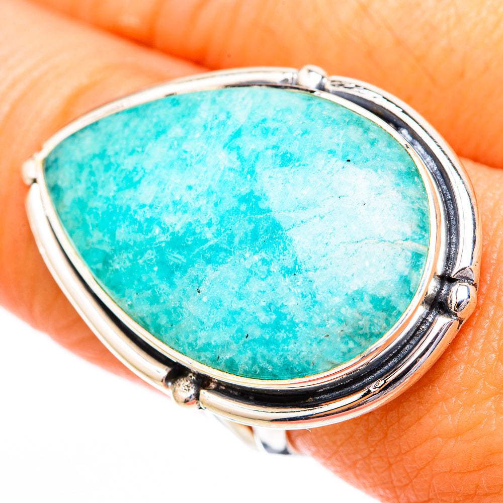 Amazonite Rings handcrafted by Anasilvercos - RING118199