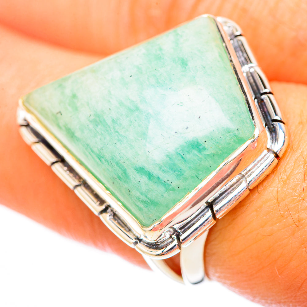 Amazonite Rings handcrafted by Anasilvercos - RING118208