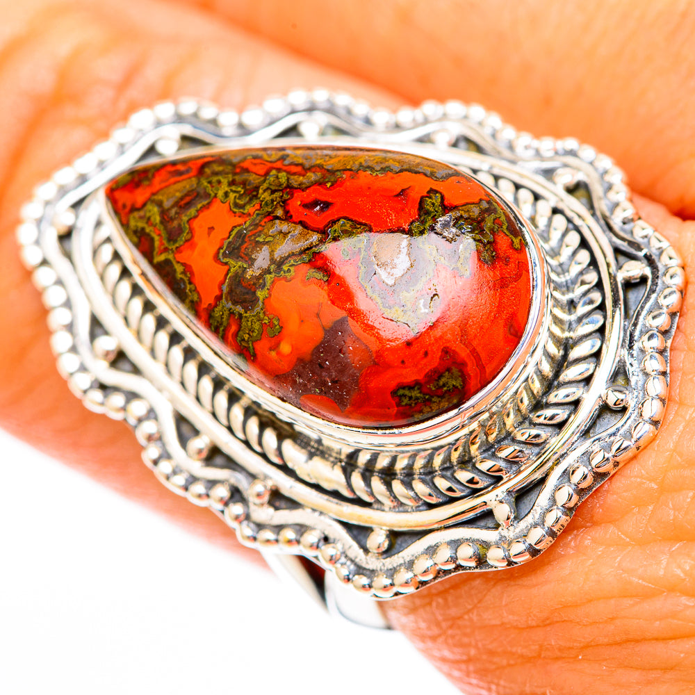Moroccan Agate Rings handcrafted by Anasilvercos - RING118213