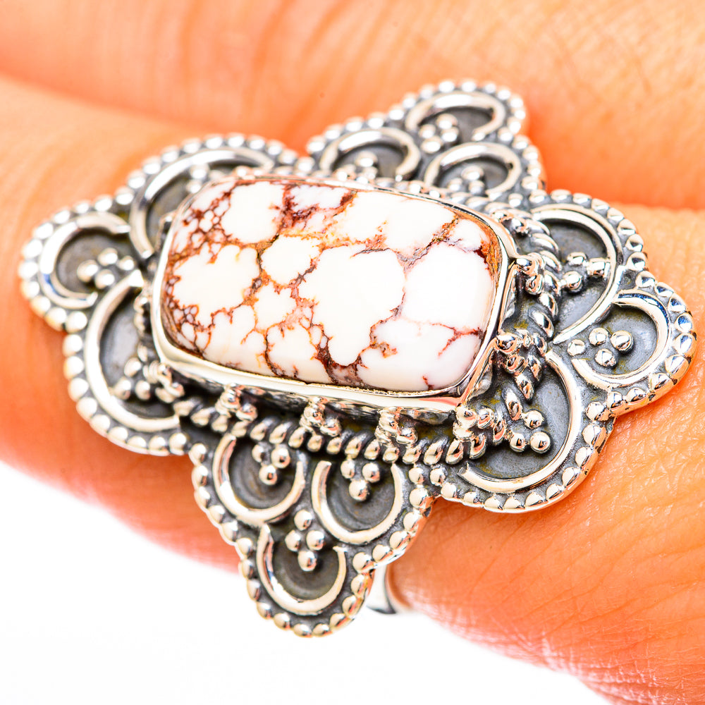 Wild Horse Jasper Rings handcrafted by Anasilvercos - RING118215