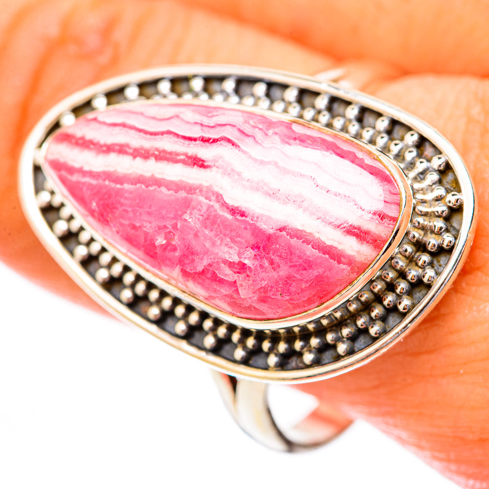 Rhodochrosite Rings handcrafted by Anasilvercos - RING118220