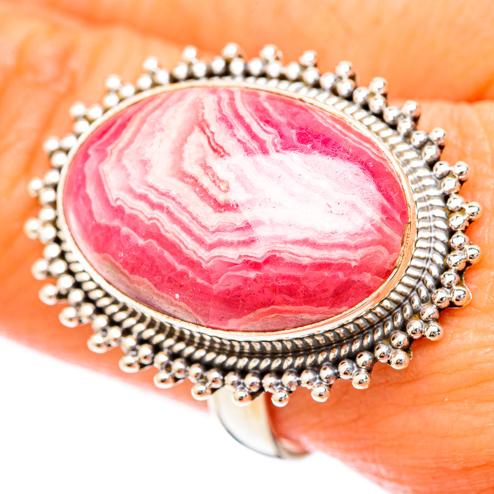 Rhodochrosite Rings handcrafted by Anasilvercos - RING118221