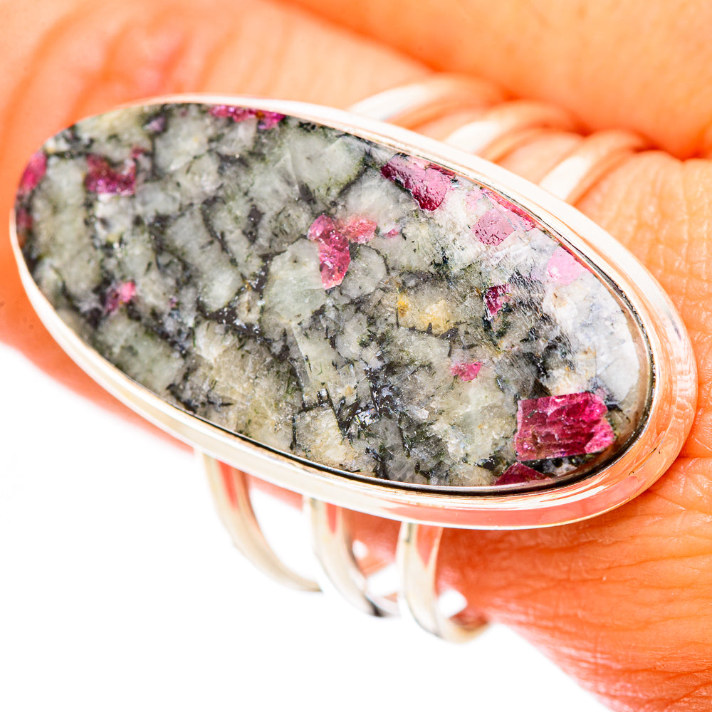 Russian Eudialyte Rings handcrafted by Anasilvercos - RING118222
