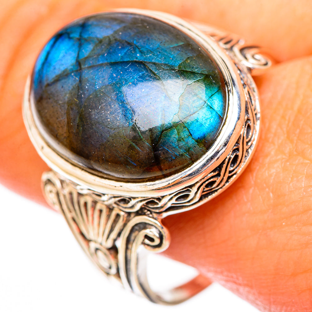 Labradorite Rings handcrafted by Anasilvercos - RING118240