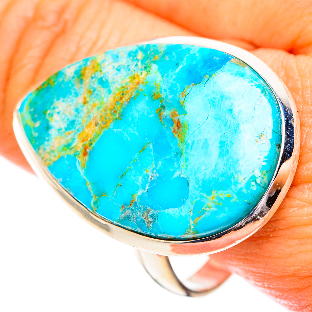 Chrysocolla Rings handcrafted by Anasilvercos - RING118242