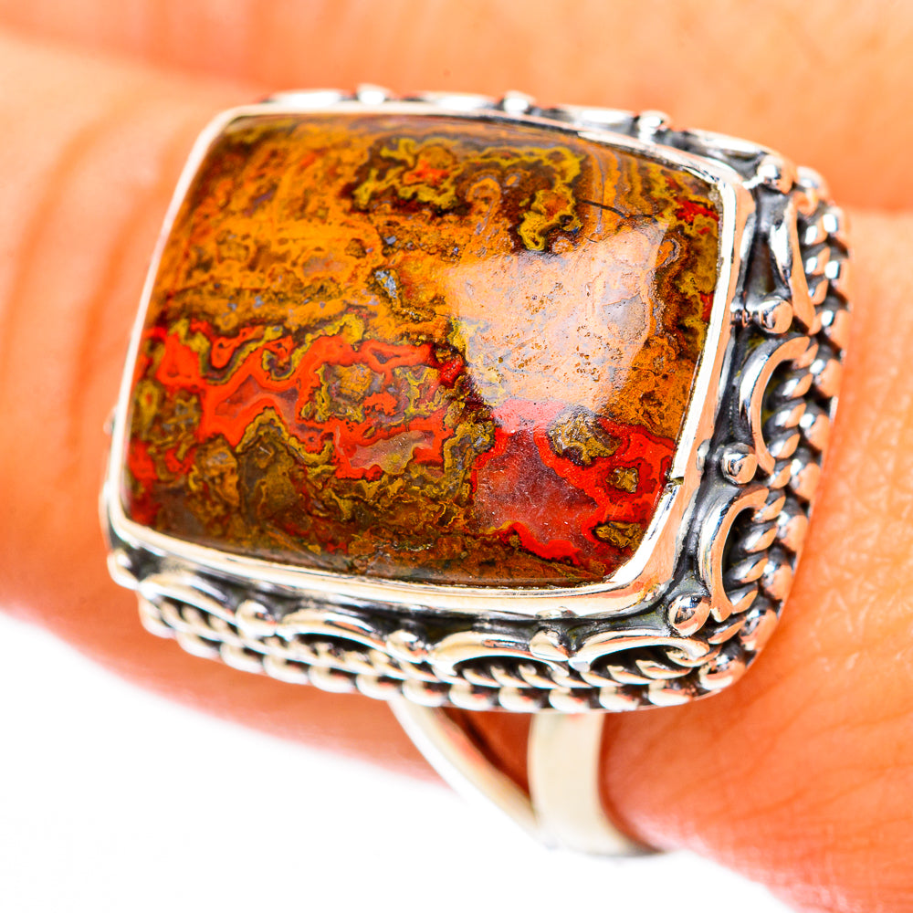 Moroccan Agate Rings handcrafted by Anasilvercos - RING118255