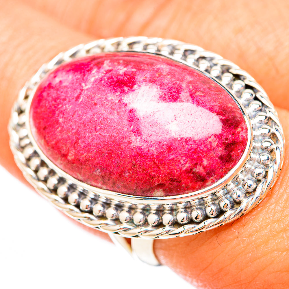 Thulite Rings handcrafted by Anasilvercos - RING118257