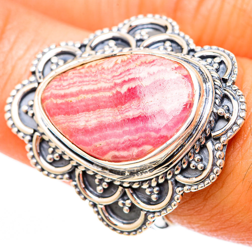 Rhodochrosite Rings handcrafted by Anasilvercos - RING118258