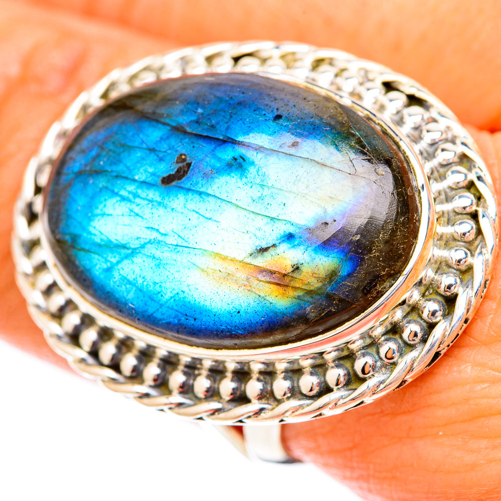 Labradorite Rings handcrafted by Anasilvercos - RING118271