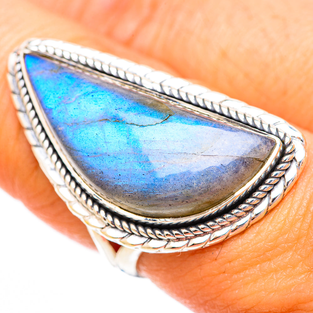 Labradorite Rings handcrafted by Anasilvercos - RING118273