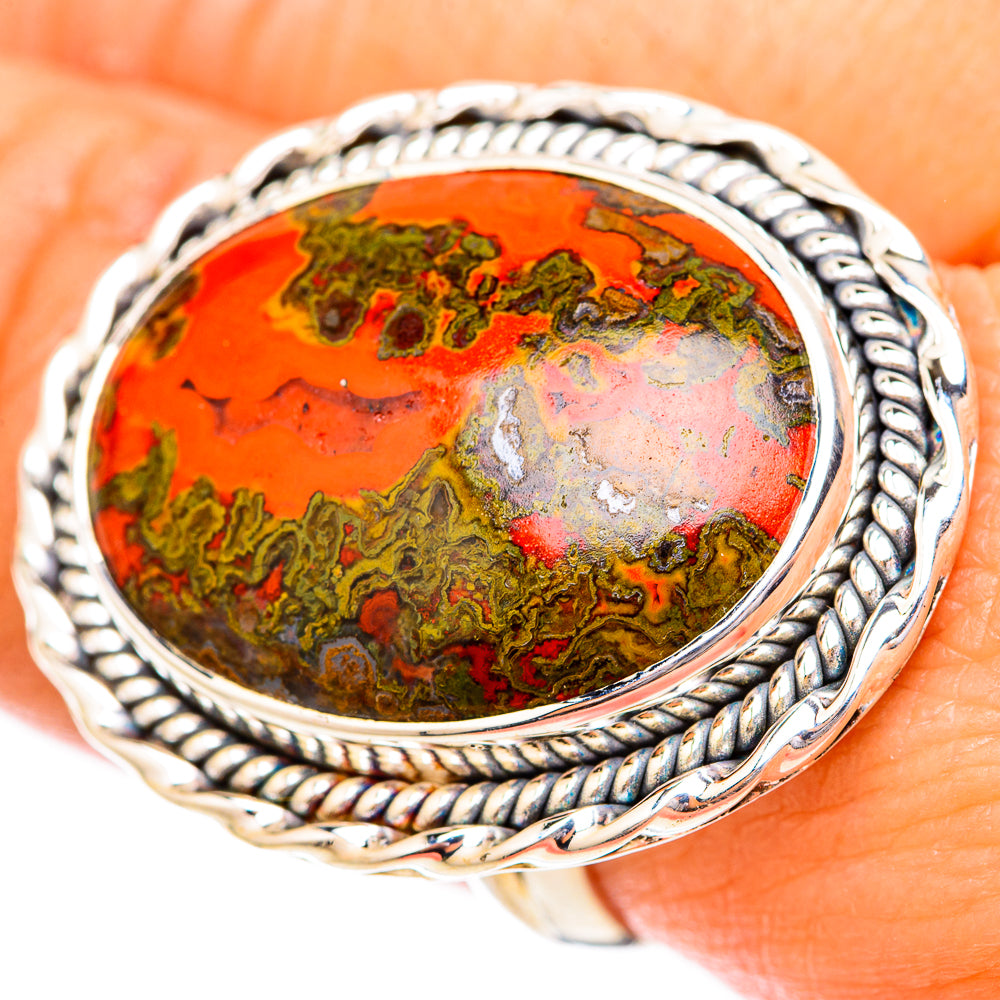 Moroccan Agate Rings handcrafted by Anasilvercos - RING118282