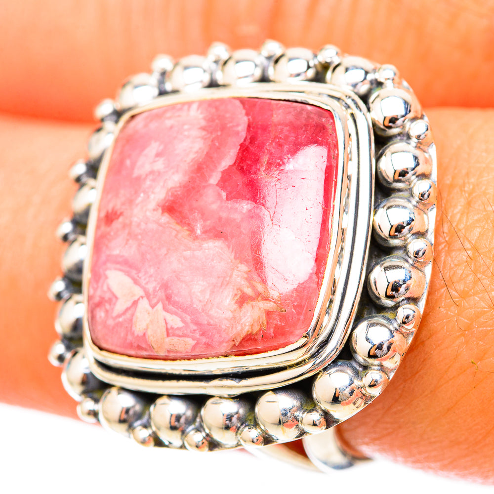 Rhodochrosite Rings handcrafted by Anasilvercos - RING118285