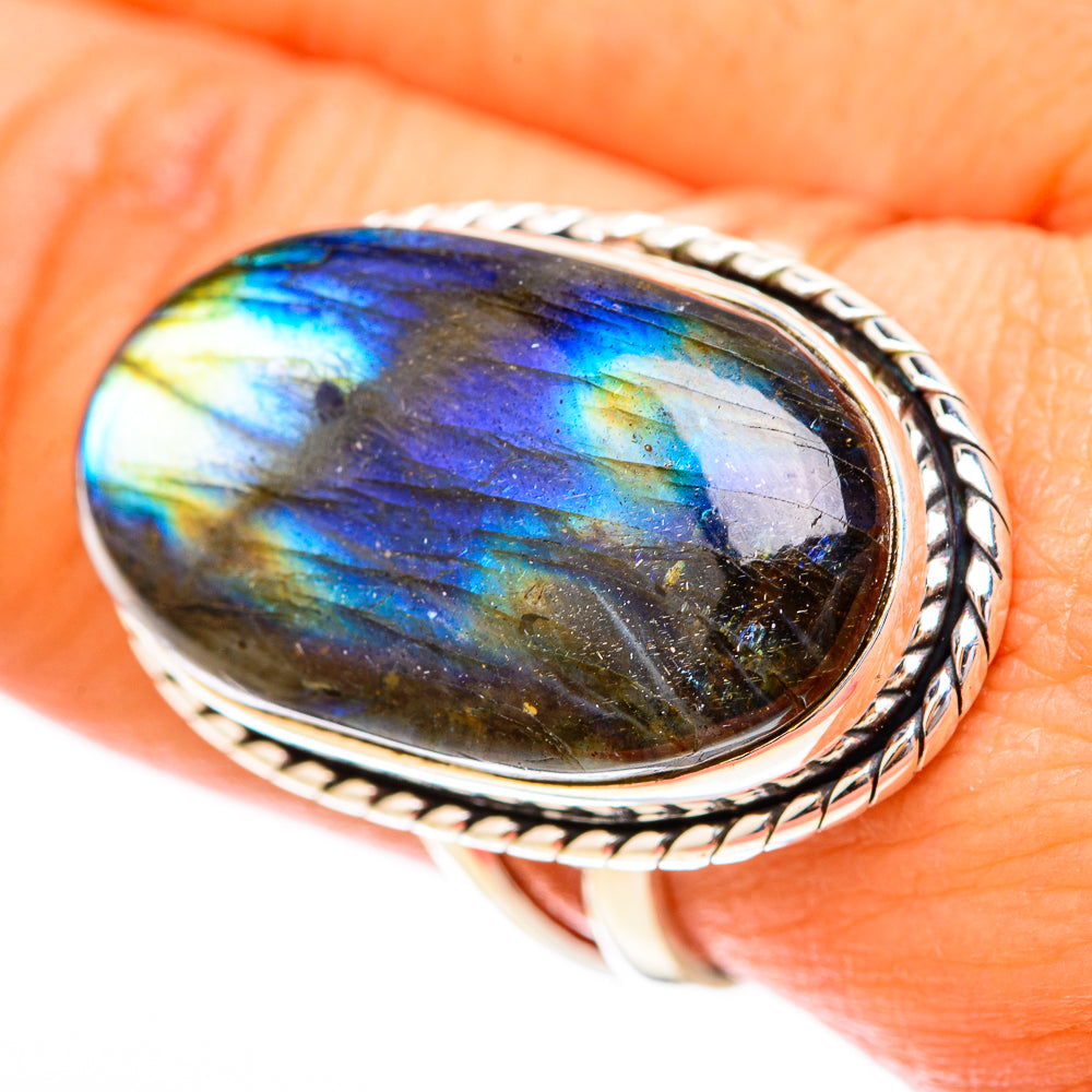Labradorite Rings handcrafted by Anasilvercos - RING118292