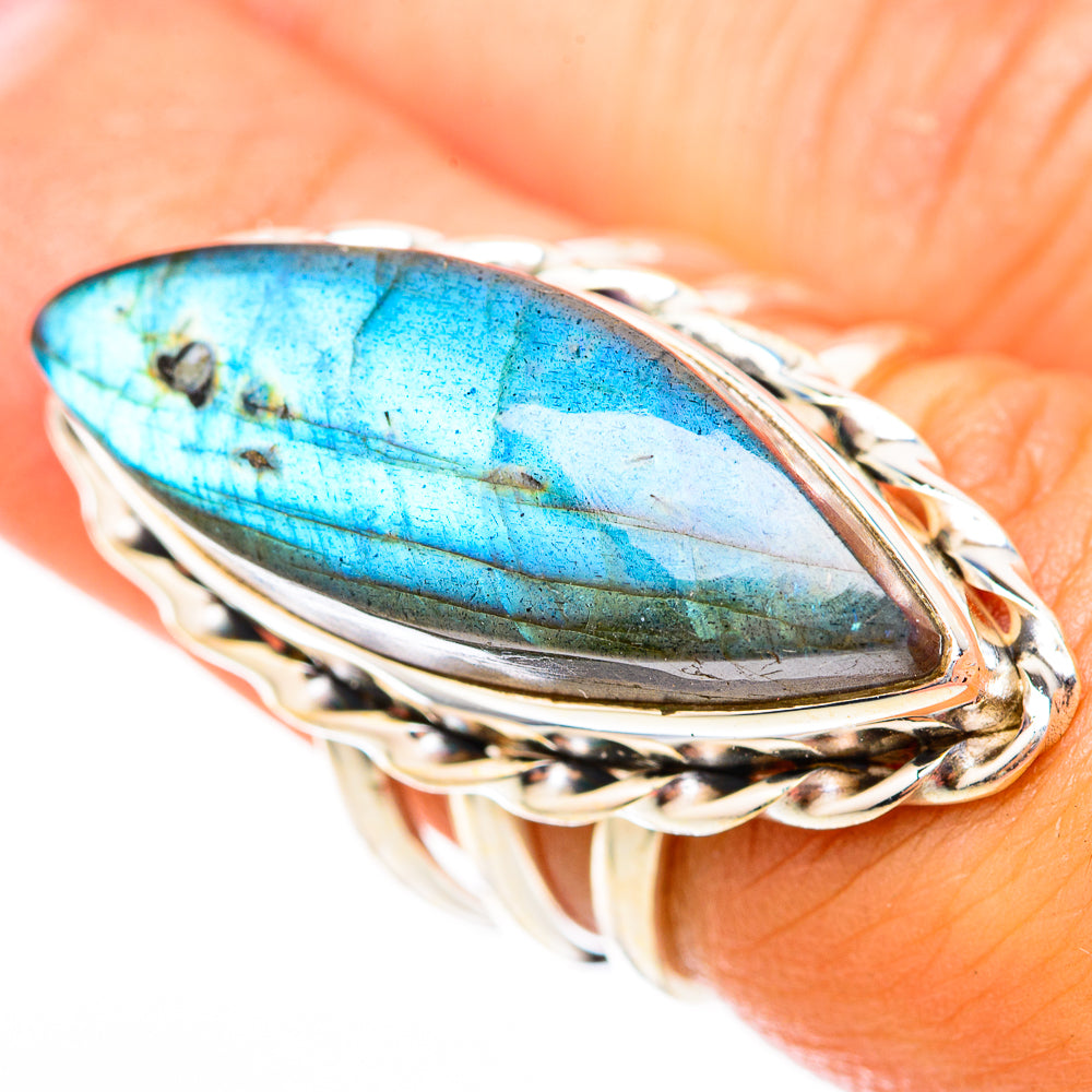 Labradorite Rings handcrafted by Anasilvercos - RING118302