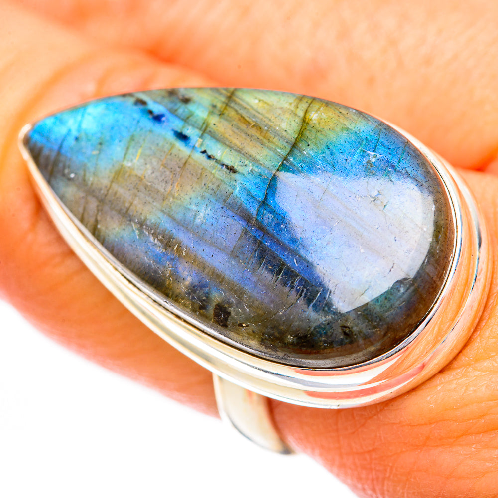 Labradorite Rings handcrafted by Anasilvercos - RING118303