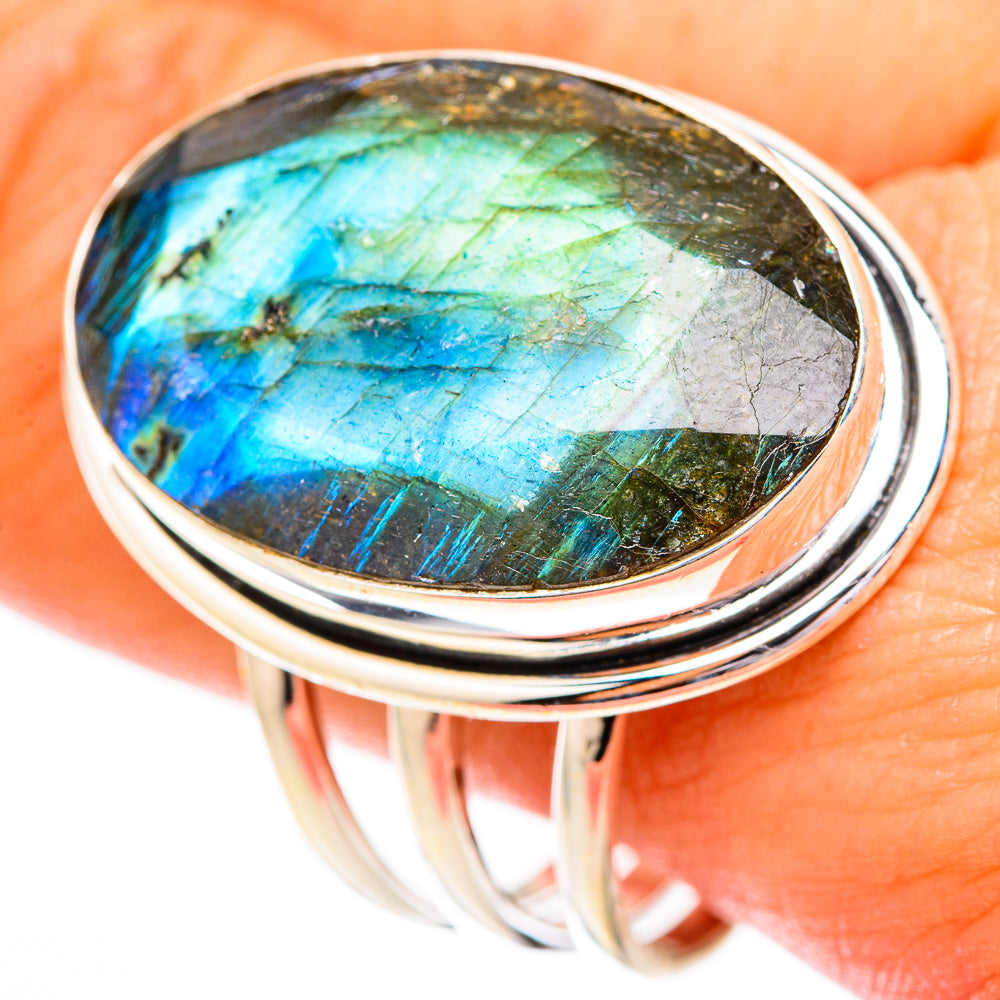 Labradorite Rings handcrafted by Anasilvercos - RING118304