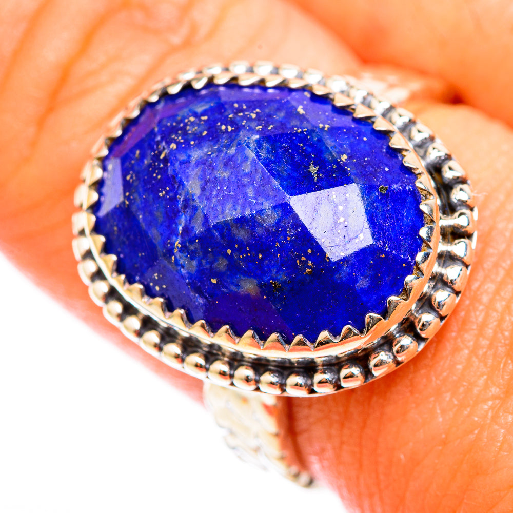 Lapis Lazuli Rings handcrafted by Anasilvercos - RING118308