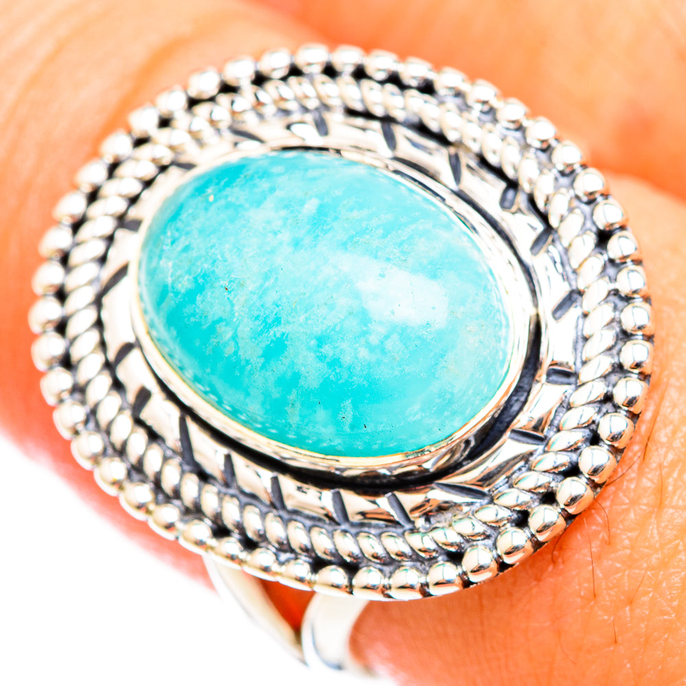 Amazonite Rings handcrafted by Anasilvercos - RING118313