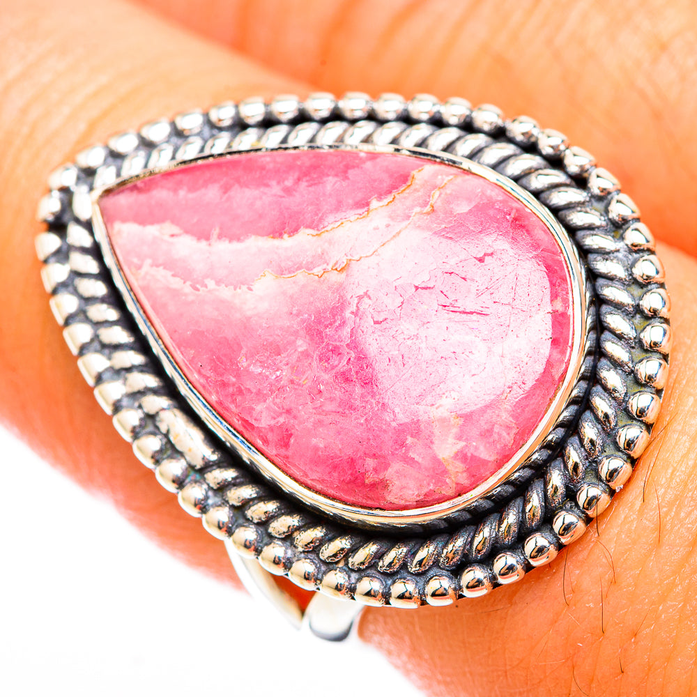 Rhodochrosite Rings handcrafted by Anasilvercos - RING118317