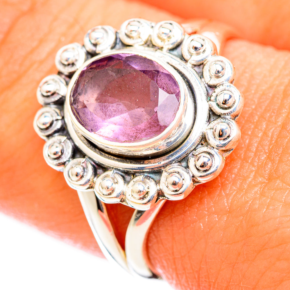 Amethyst Rings handcrafted by Anasilvercos - RING118321