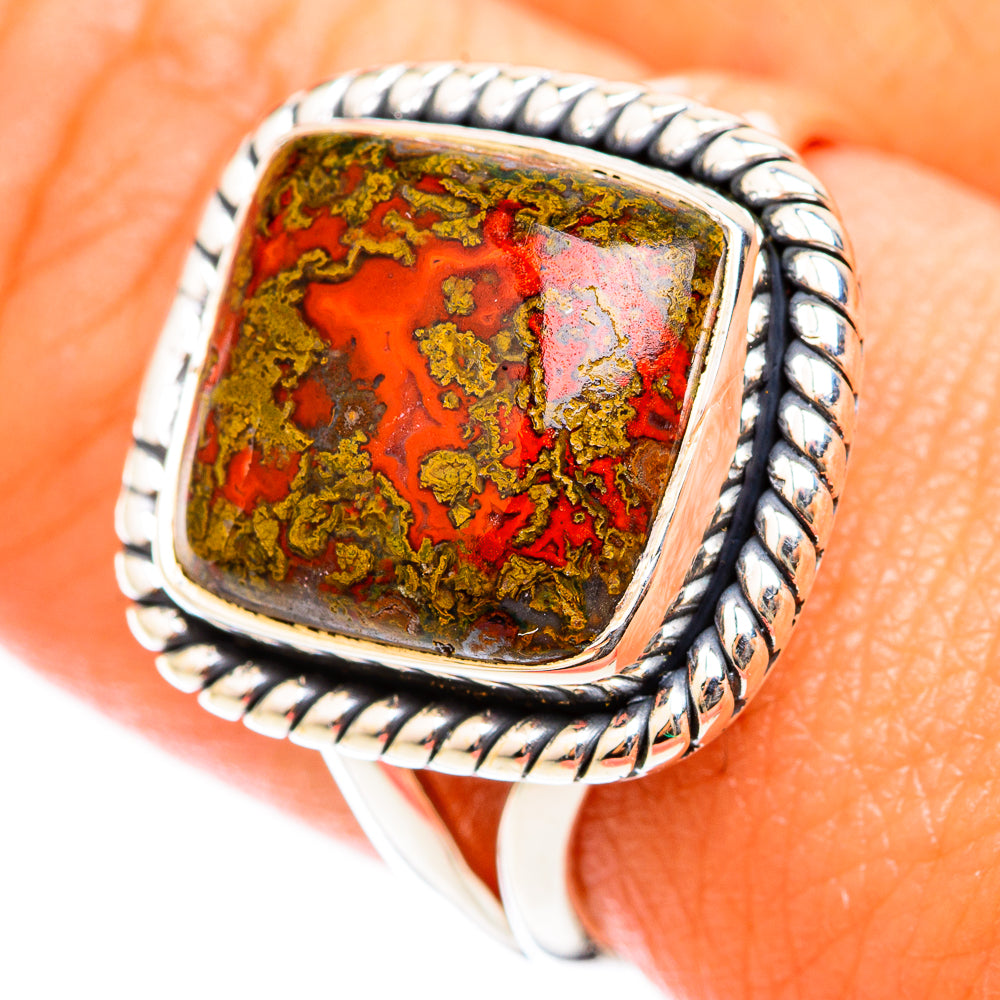 Moroccan Agate Rings handcrafted by Anasilvercos - RING118338
