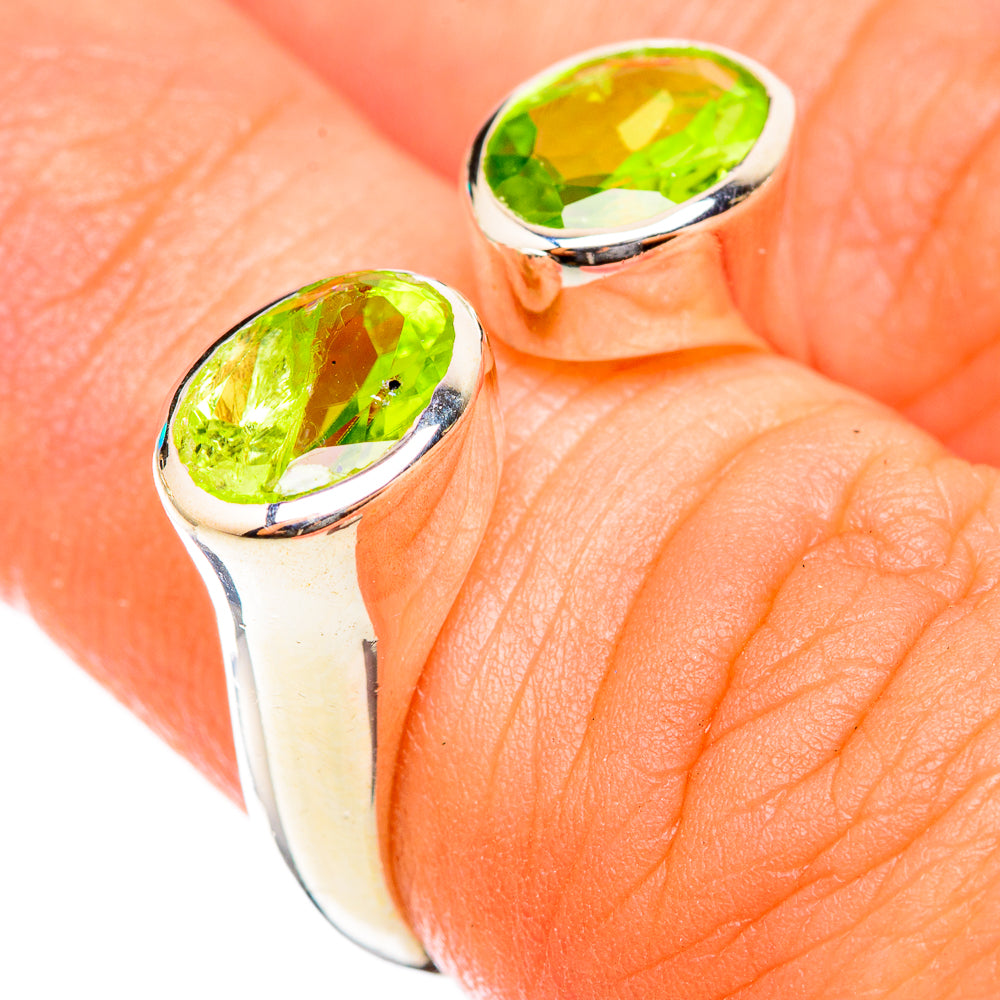 Peridot Rings handcrafted by Anasilvercos - RING118379