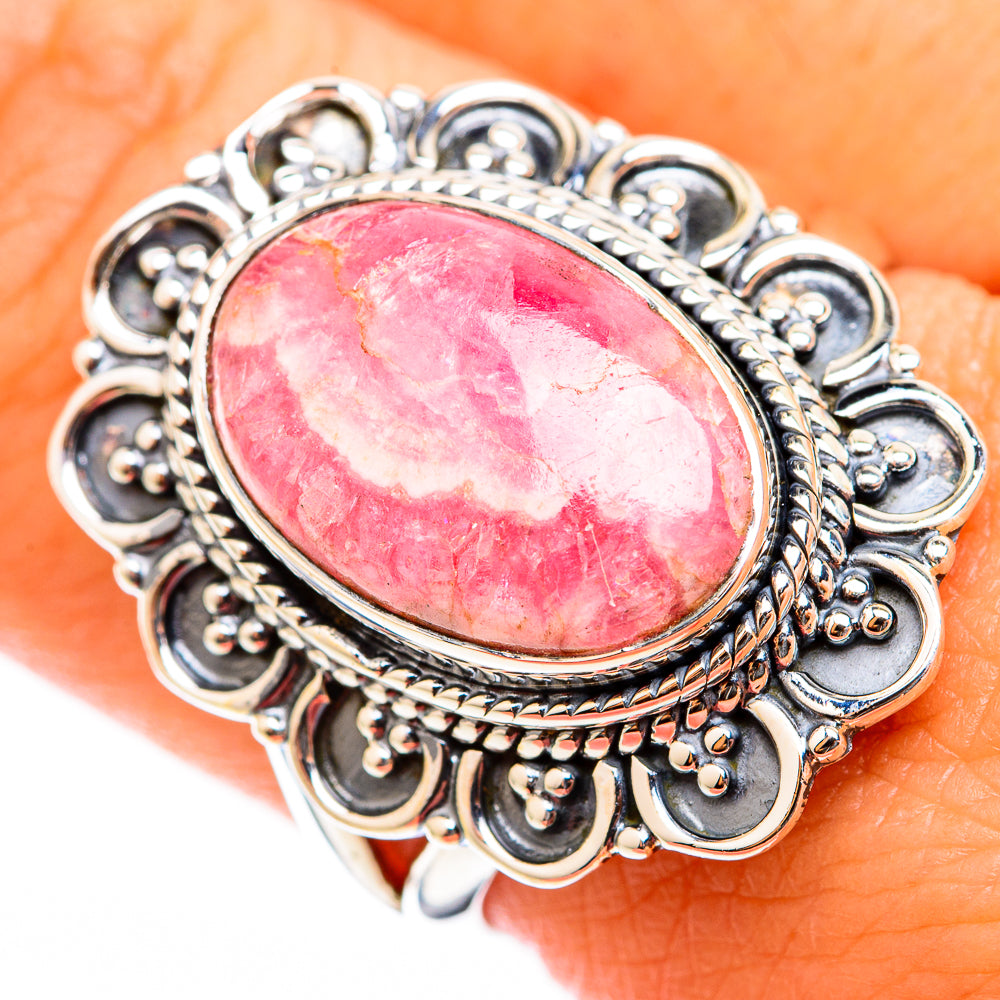 Rhodochrosite Rings handcrafted by Anasilvercos - RING118383