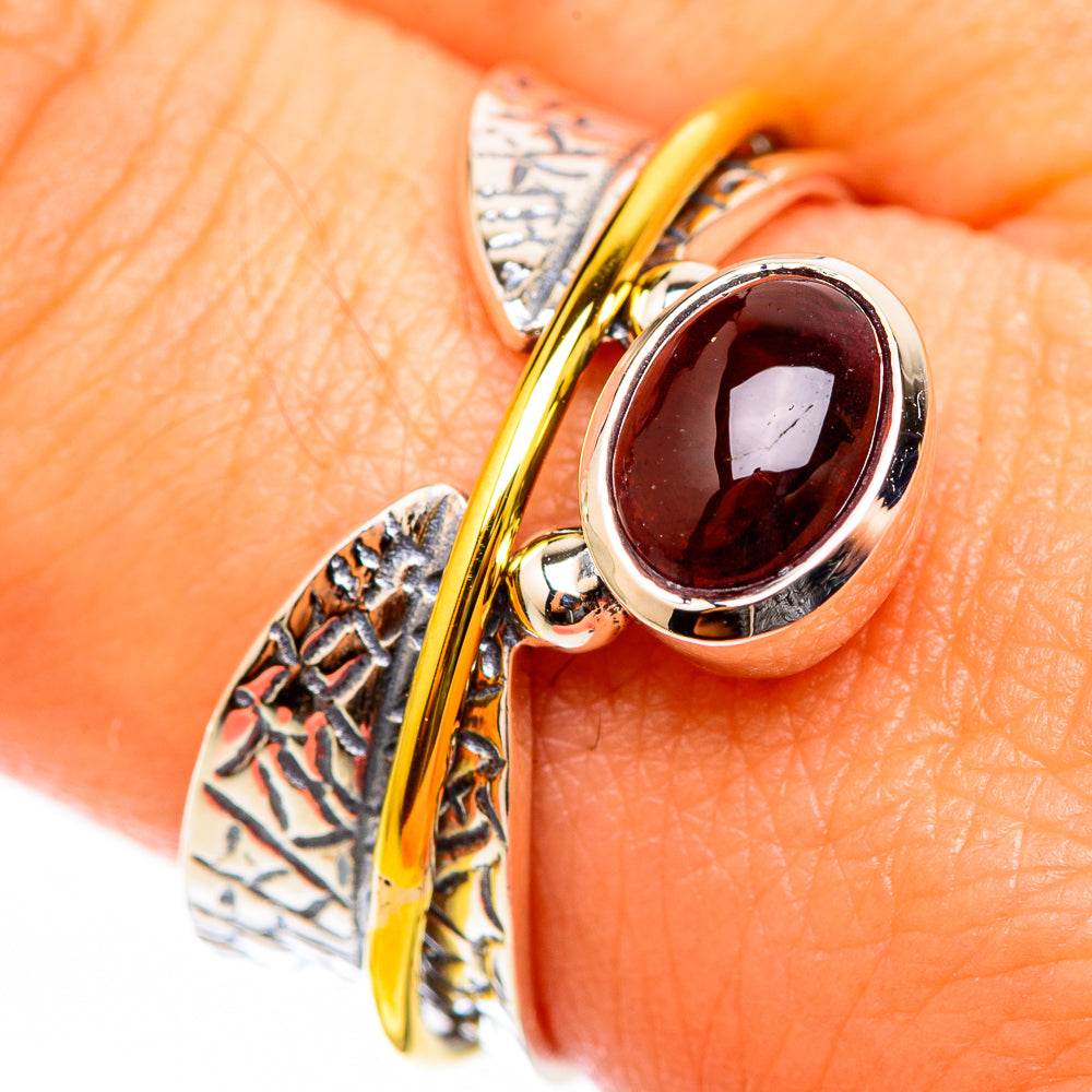 Garnet Rings handcrafted by Anasilvercos - RING118385