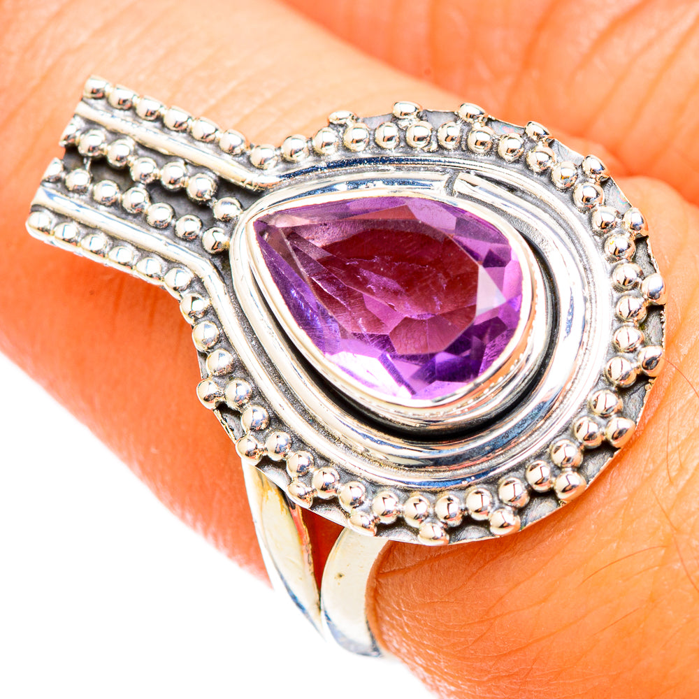 Amethyst Rings handcrafted by Anasilvercos - RING118387