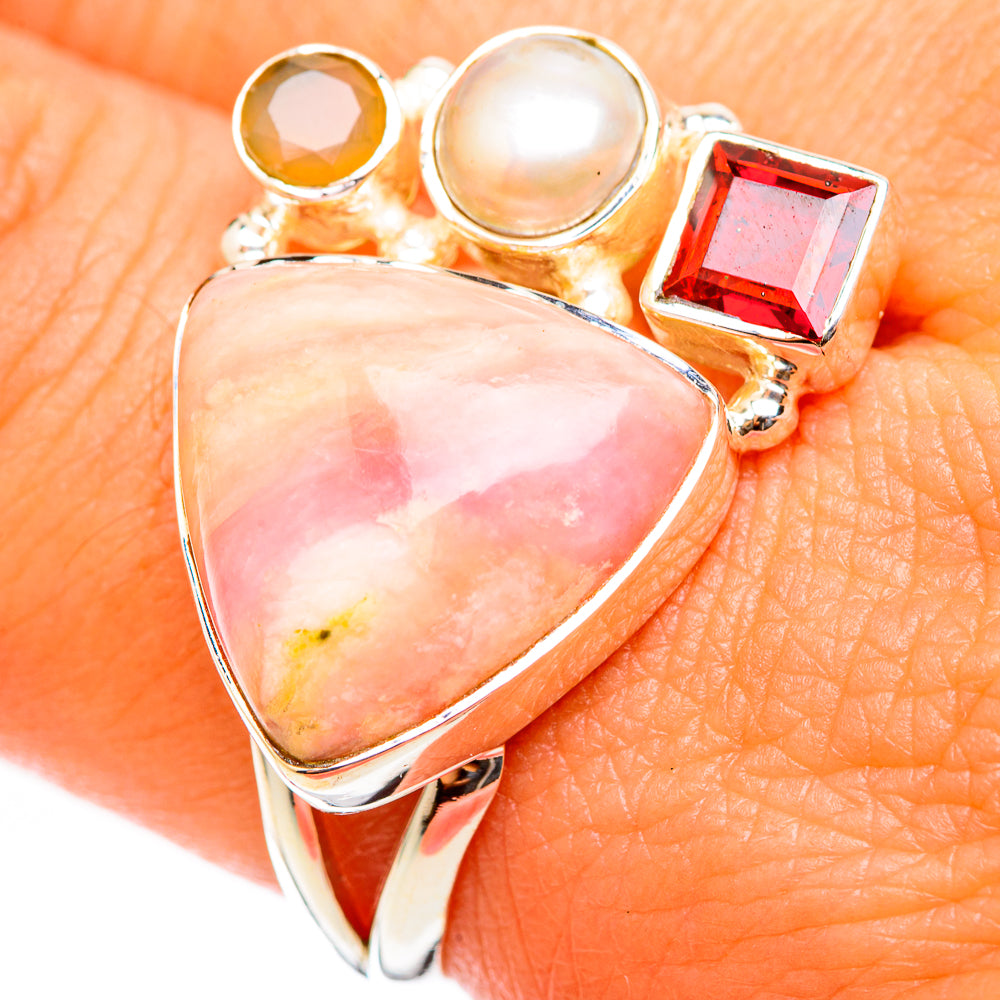 Rhodochrosite Rings handcrafted by Anasilvercos - RING118402