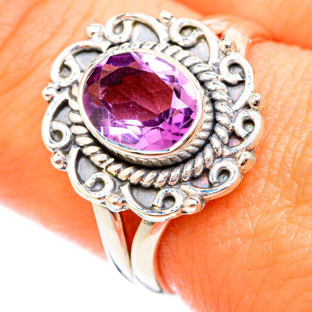Amethyst Rings handcrafted by Anasilvercos - RING118405