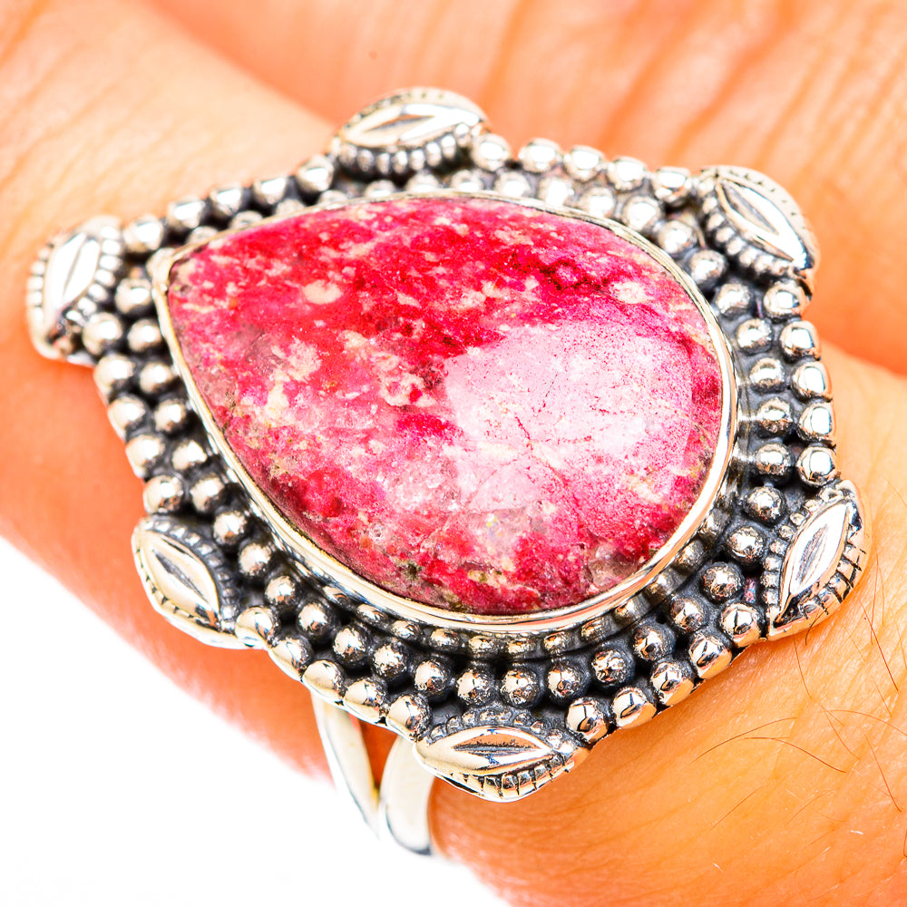 Thulite Rings handcrafted by Anasilvercos - RING118422