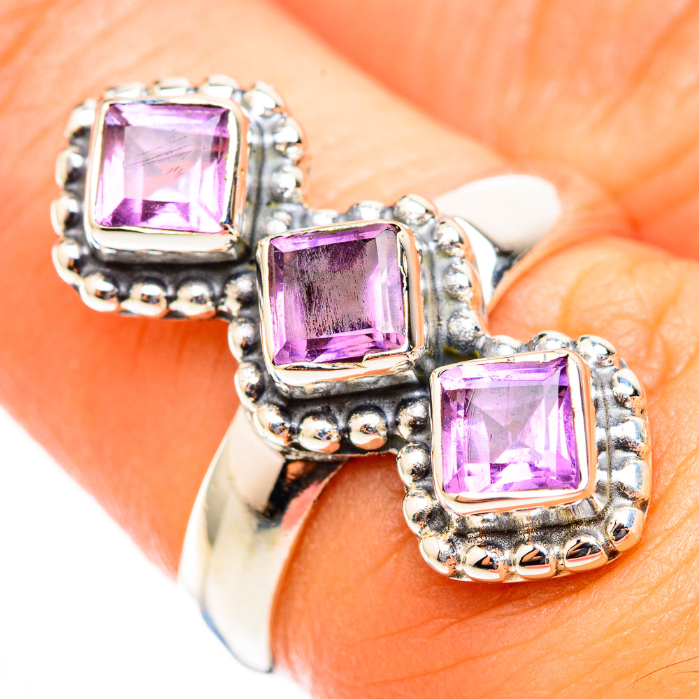 Amethyst Rings handcrafted by Anasilvercos - RING118424