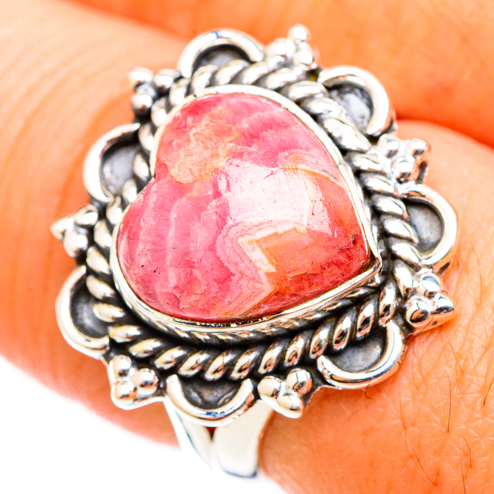 Rhodochrosite Rings handcrafted by Anasilvercos - RING118441