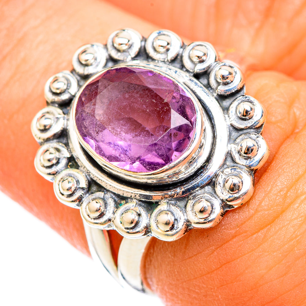 Amethyst Rings handcrafted by Anasilvercos - RING118442