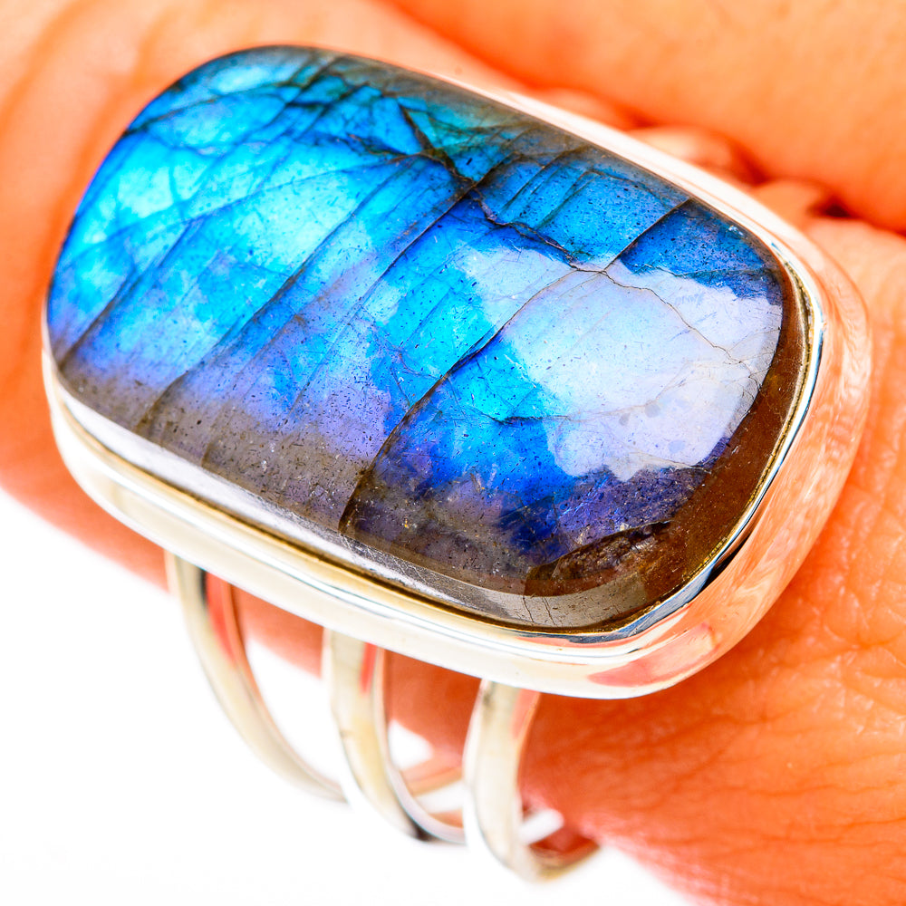 Labradorite Rings handcrafted by Anasilvercos - RING118469