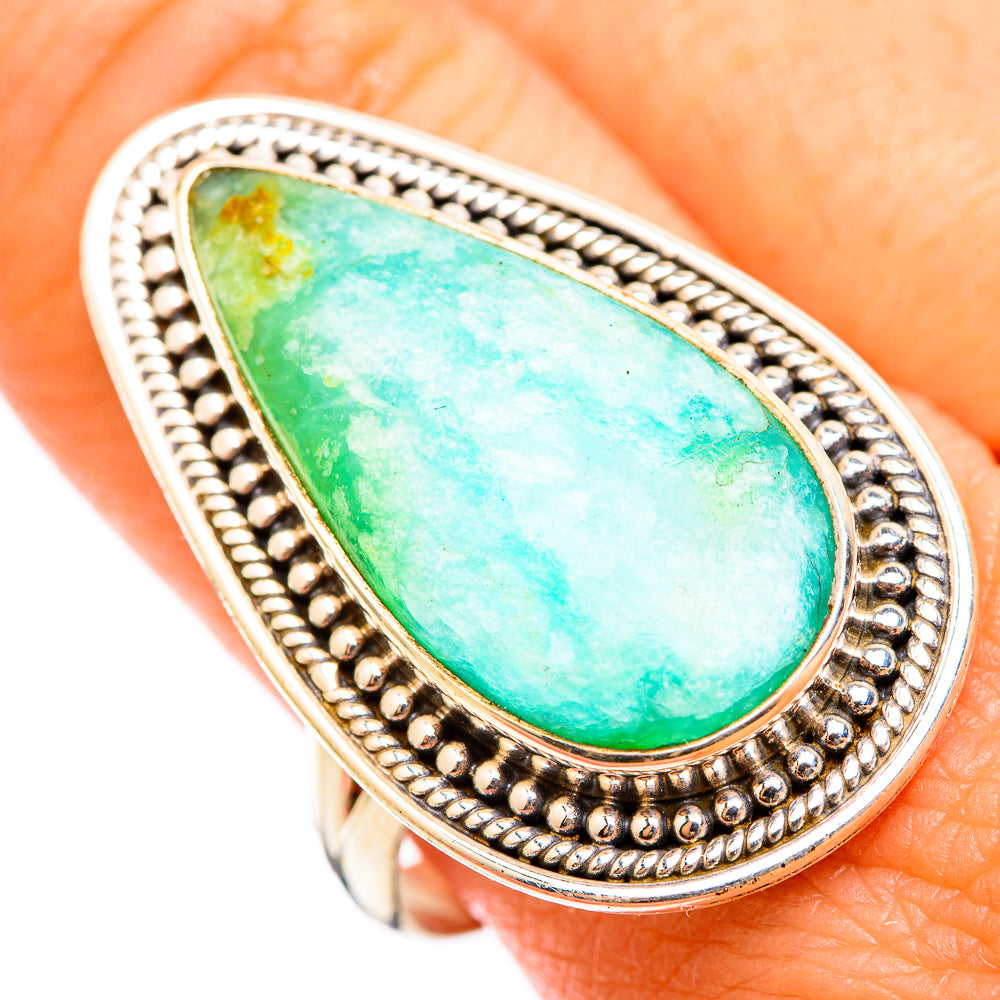 Peruvian Opal Rings handcrafted by Anasilvercos - RING118481
